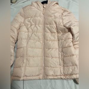 Pink Puffer Jacket with Hoodie